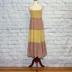 chinese dress ladies Tangerine Patchwork Maxi Dress - All Dresses main image 0